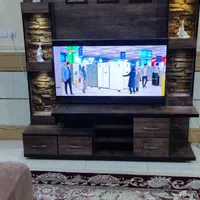 میز تلویزیون هالوژن دارMDFدست ساز|میز تلویزیون|گرگان, |دیوار