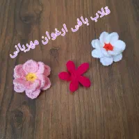 انواع اپلیکه ابریشمی و  گل کاموایی جذاب کاربردی