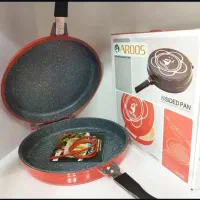 تابه دوطرفه گریل عروس چدن گرانیت Aroos سایز 30|ظروف پخت‌وپز|رشت, منظریه|دیوار