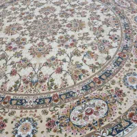 دوتخته قالی گرد ۳در۳ نو آکبند ۱۲۰۰ شانه فرش تبریز|فرش|مشهد, امامیه (شهرک غرب)|دیوار