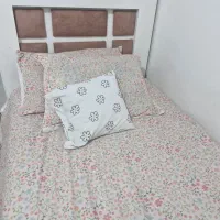 تخت یه نفره  و تشک در حد نو