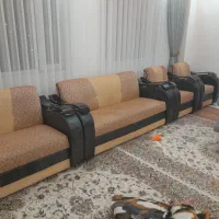 مبل راحتی 7 نفره سالم بدون ایراد با جلو مبلی