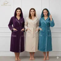 حوله حمام تن پوش بزرگسال  گلبافت کد 402