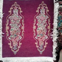 فرش تمام ابریشم دست بافت در ابعاد ۴۰ در ۴۴