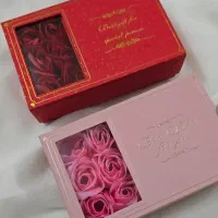 دسته‌گل رز ساتن دست‌ساز و لوکس