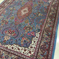 فرش‌قهرمانی تک ۷ متری دستبافت نخ فرنگ