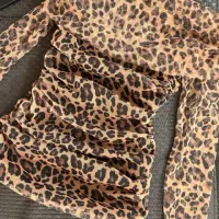 پیراهن مجلسی پلنگی