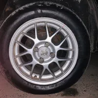 فروش ۴ عدد رینگ نو طرح شاخ گوزنی با لاستیک|قطعات یدکی و لوازم جانبی|چابهار, |دیوار