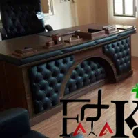 میز وکیوم و صندلی مدیریت لیدا و نیم ست مب‌ل|دفتر کار|رشت, آزادگان|دیوار