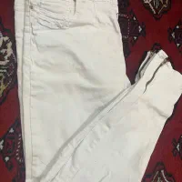 شلوار لی سفید اسکینی