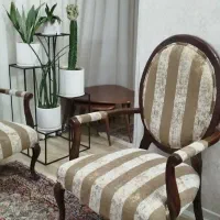 مبلمان ۷ نفره نیمه استیل|مبلمان خانگی و میز عسلی|مشهد, شهرک ابوذر|دیوار