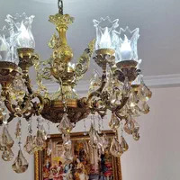 لوستر برنجی|لوستر و چراغ آویز|تهران, مهران (سیدخندان)|دیوار