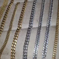 فروش گردنبند و دستبند آبکاری طلا و نقره رنگ ثابت