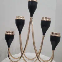 شمعدان ۵ شعله  استیل نو