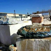 سنگ دو هزار کیلو گرم عقیق سبز و آبی کمیاب|جواهرات|مشهد, عیدگاه|دیوار