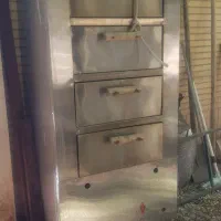 تنور سیب زمینی و بلال گازی