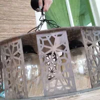 لوستر پذیرایی|لوستر و چراغ آویز|رشت, شهرک صبا|دیوار