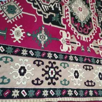 یک جفت پشتی سالم،یک جفت قالی ،یک فرش آشپزخانه|فرش|تربت جام, جلگه موسی آباد|دیوار