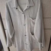 مانتو شومیزی مخمل کبریتی