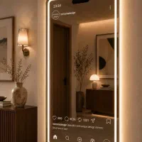 آینه دکوراتیو با قیمت مناسب