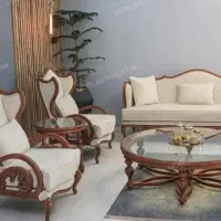 مبل کلاسیک مدل کین|مبلمان خانگی و میز عسلی|رشت, سیا اسطلخ|دیوار