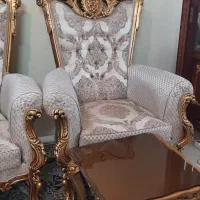 مبل سلطنتی و میز نهار خوری ست