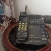 تلفن بیسیم پاناسونیک اصل ژاپن ورودی ۲ خط در حد نو