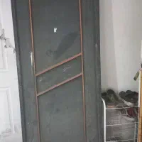 درب بزرگ آهن محکم 3 لایه ماشین رو کاملا سالم|مصالح و تجهیزات ساختمان|آستارا, |دیوار