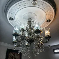 لوستر جنس برنج ۶ شاخه ۱۲ شعله