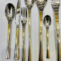 قاشق چنگال خارجی اصل 4 میل واقعی 18/10استیل نگیر