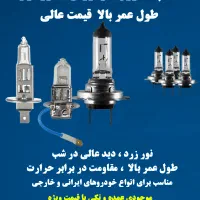 لامپ هالوژن خودرویی بانور قوی و طول عمر بالا|قطعات یدکی و لوازم جانبی|مشهد, شهرک صنعتی توس|دیوار