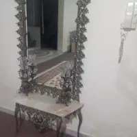 اینه و شمعدان برنز|بوفه، ویترین، کنسول|کرمانشاه, |دیوار