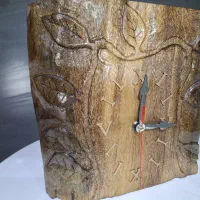 ساعت چوبی دست ساز|ساعت دیواری و تزئینی|بندرعباس, |دیوار