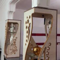 بوفه دکوری ۲ عدد کاملا سالم و تمیز