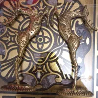 مجسمه برنجی گوزن