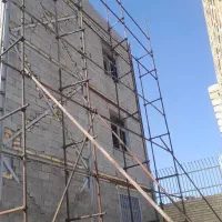 نصب هرگونه داربست  (  چهارپایه تابلوبنر. )|خدمات پیشه و مهارت|قزوین, |دیوار