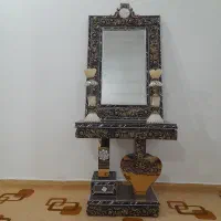 آینه و شمعدان و کنسول