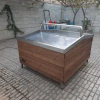 استند میوه و سبزیجات و قارچ به همراه مه پاش سبزی