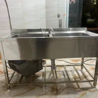 سینک دو لگنه صنعتی|کافی‌شاپ و رستوران|رامهرمز, |دیوار
