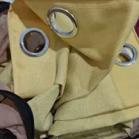 سه ست پرده پانچ کتان و تور