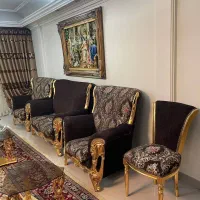 مبل ۸نفره با میز نهارخوری تمام شیشه|مبلمان خانگی و میز عسلی|مشهد, احمدآباد|دیوار