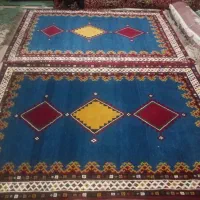 دو عدد قالی دست بافت ترکی