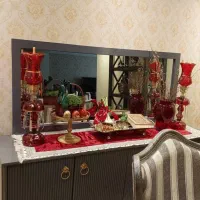 اینه کنسول و میز تلویزیون و جاکفشی سفارشی چوبی