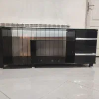 میز تلویزیون LED شیشه سیکوریت خارجی