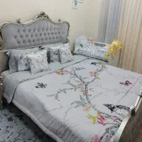 سرویس خواب کامل سلطنتی +دراور و آینه + ۲ پاتختی