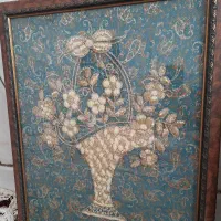 تابلو سرمه دوزی