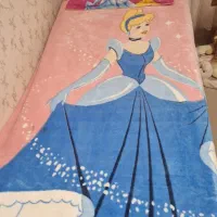 پتوی گلبافت طرح سیندرلا همراه با روبالشتی