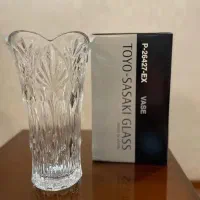 گلدان بلور برند Toyota Sasuke glass|صنایع دستی و سایر لوازم تزئینی|تهران, سازمان آب|دیوار