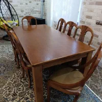 میز نهارخوری هشت نفره|میز و صندلی غذاخوری|سلمانشهر, |دیوار