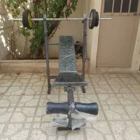 میز بدنسازی پرس.هالتر.وزنه